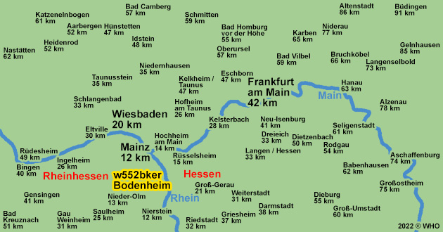 Glühweinfahrt in Rheinhessen in Bodenheim am Rhein (zwischen Mainz-Laubenheim und Nierstein) mit Rast im Weinberg